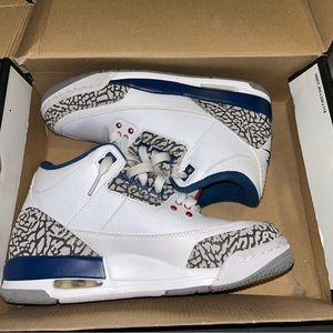 Jordan 3s True Blue 5.5y